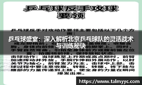 乒乓球盛宴：深入解析北京乒乓球队的灵活战术与训练秘诀